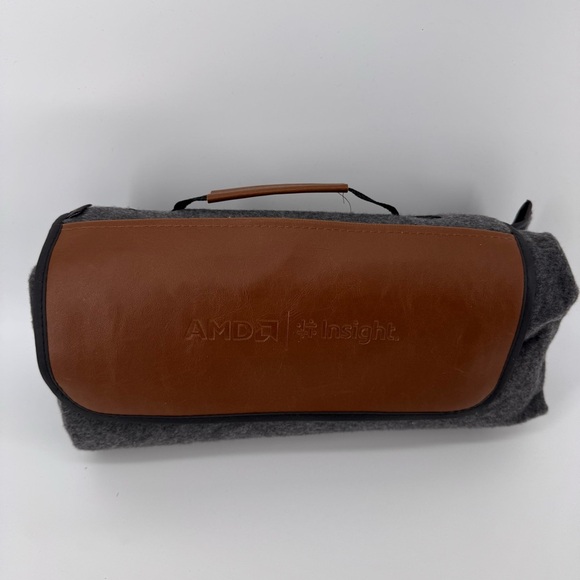 Insight Gray and Brown Blanket Luxurious Bedding - Picture 1 of 2